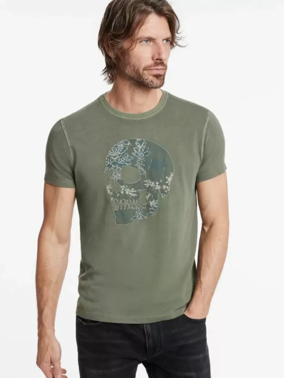 APPLIQUE SKULL TEE