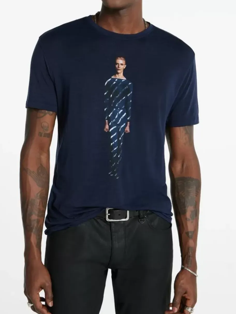 BOWIE BLUE TEE