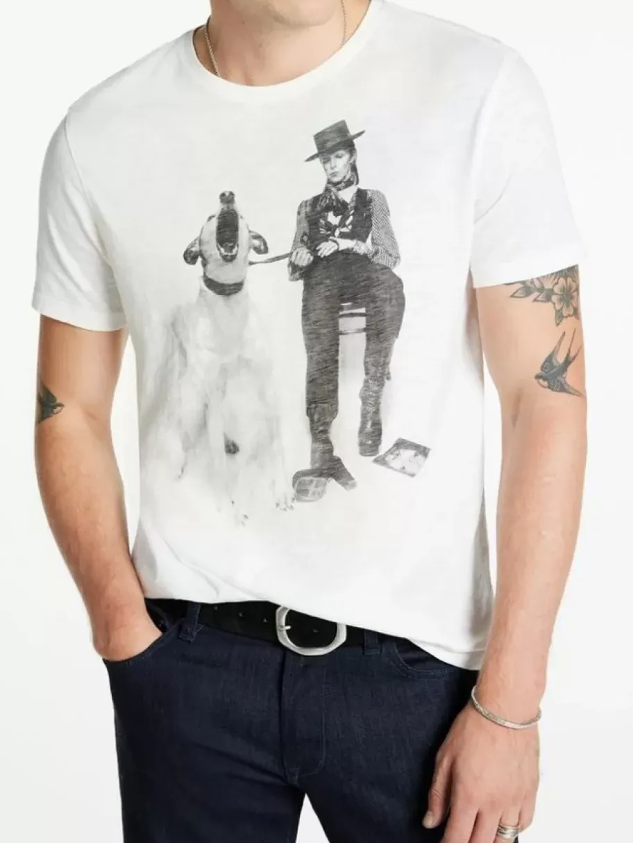 BOWIE WITH DOG TEE