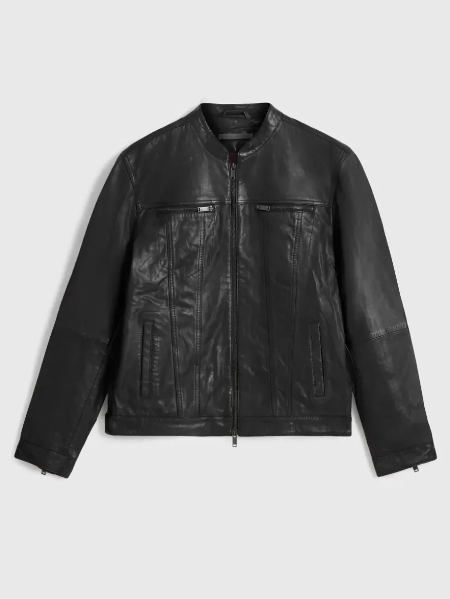 BRANDO BAND COLLAR JACKET