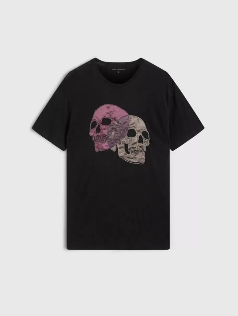 DOUBLE SKULL TEE