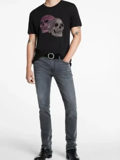 DOUBLE SKULL TEE