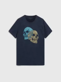 DOUBLE SKULL TEE
