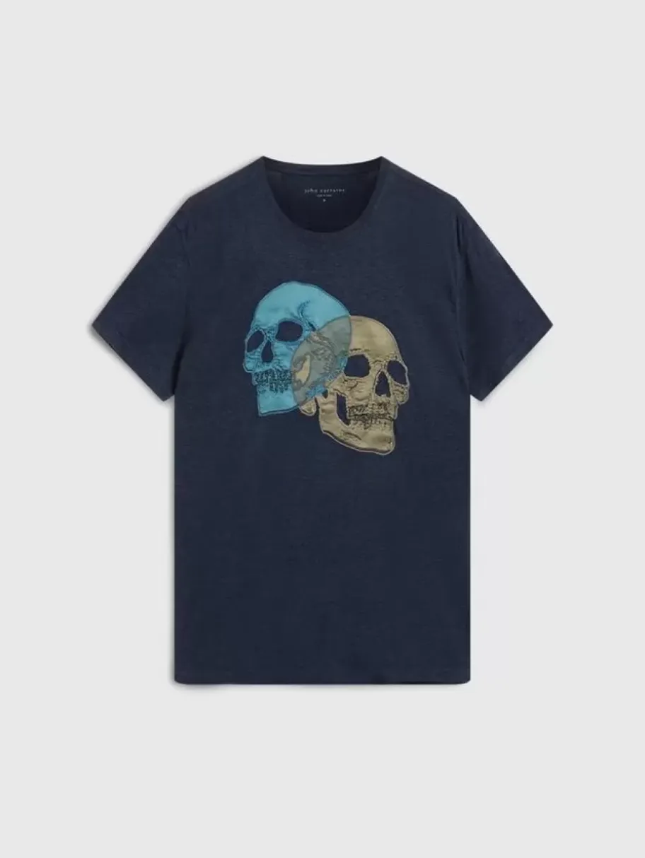 DOUBLE SKULL TEE