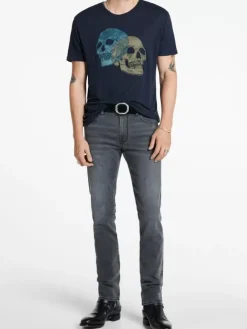 DOUBLE SKULL TEE
