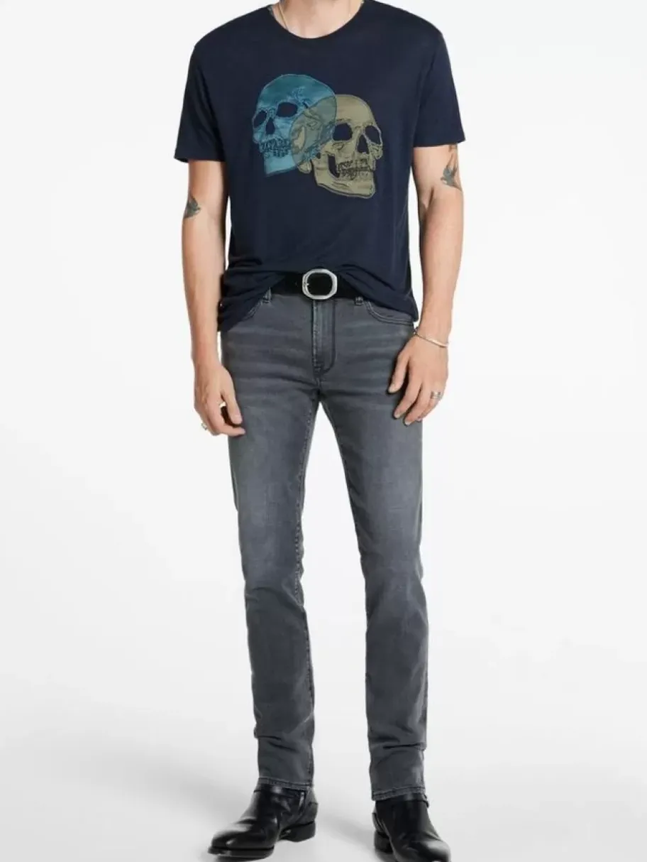 DOUBLE SKULL TEE