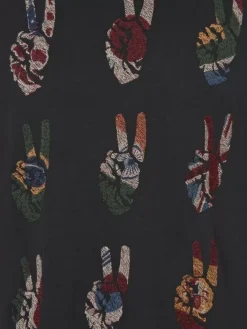 MULTI PEACE HAND TEE