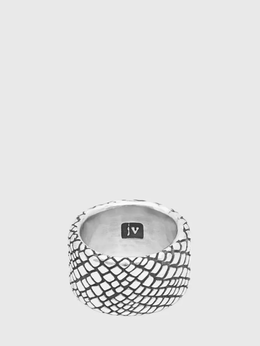 SNAKESKIN BAND RING